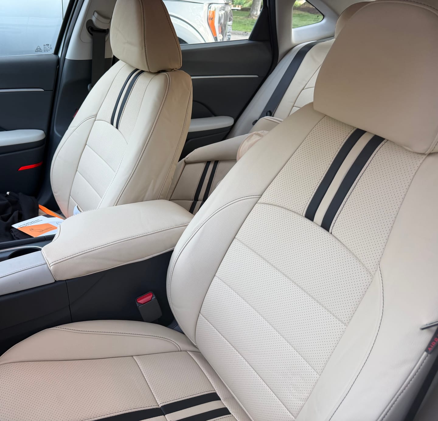 Customer photo review of Premium Custom-Fit Seat Covers