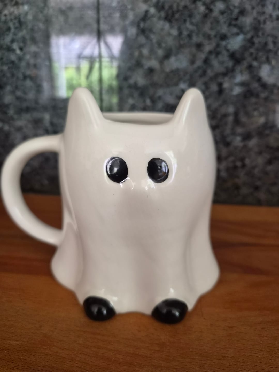 Customer photo review of Spooky Katzen Geister Tasse – Keramik Becher