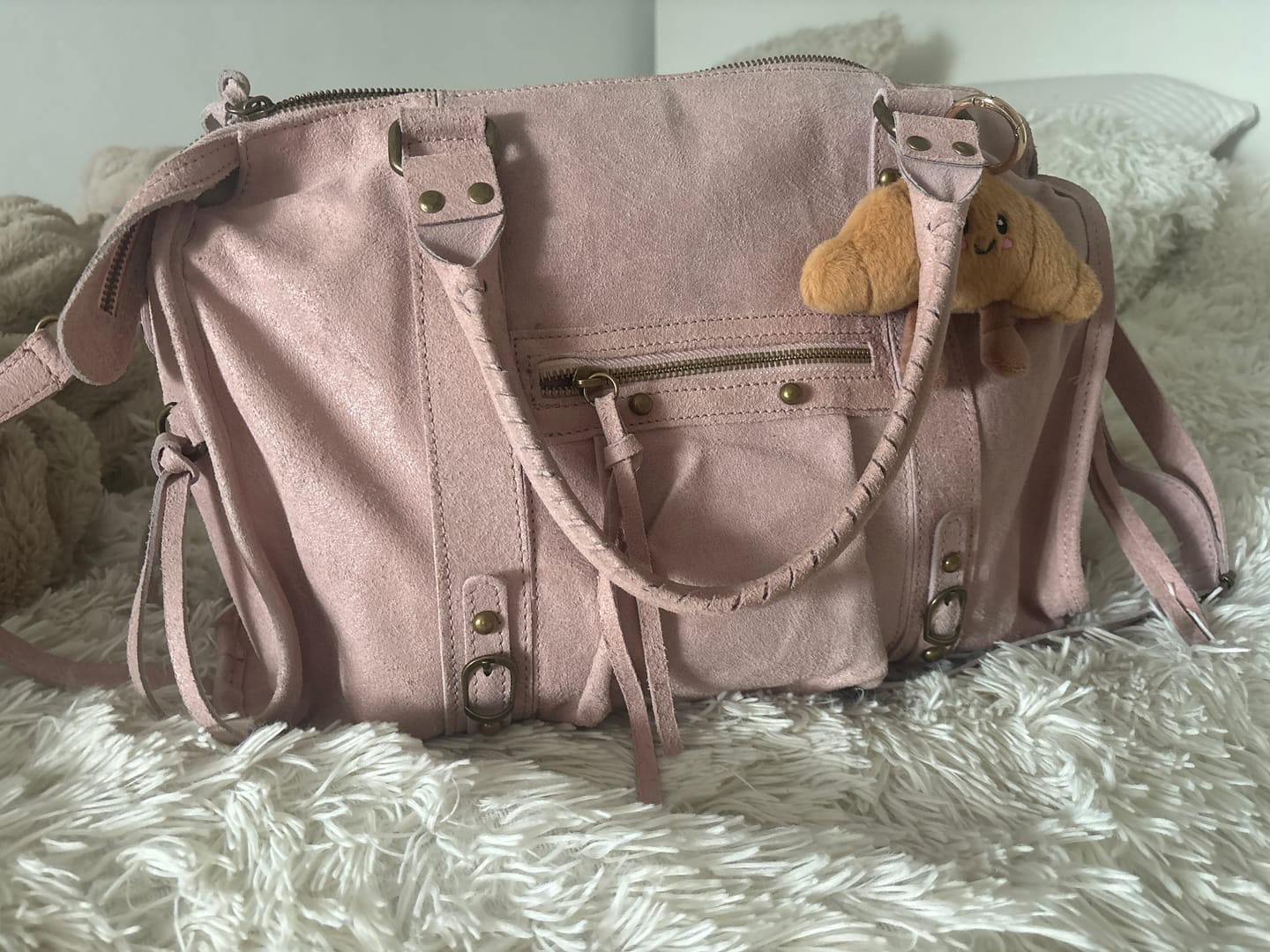 Customer photo review of It girl bag vanilla pink
