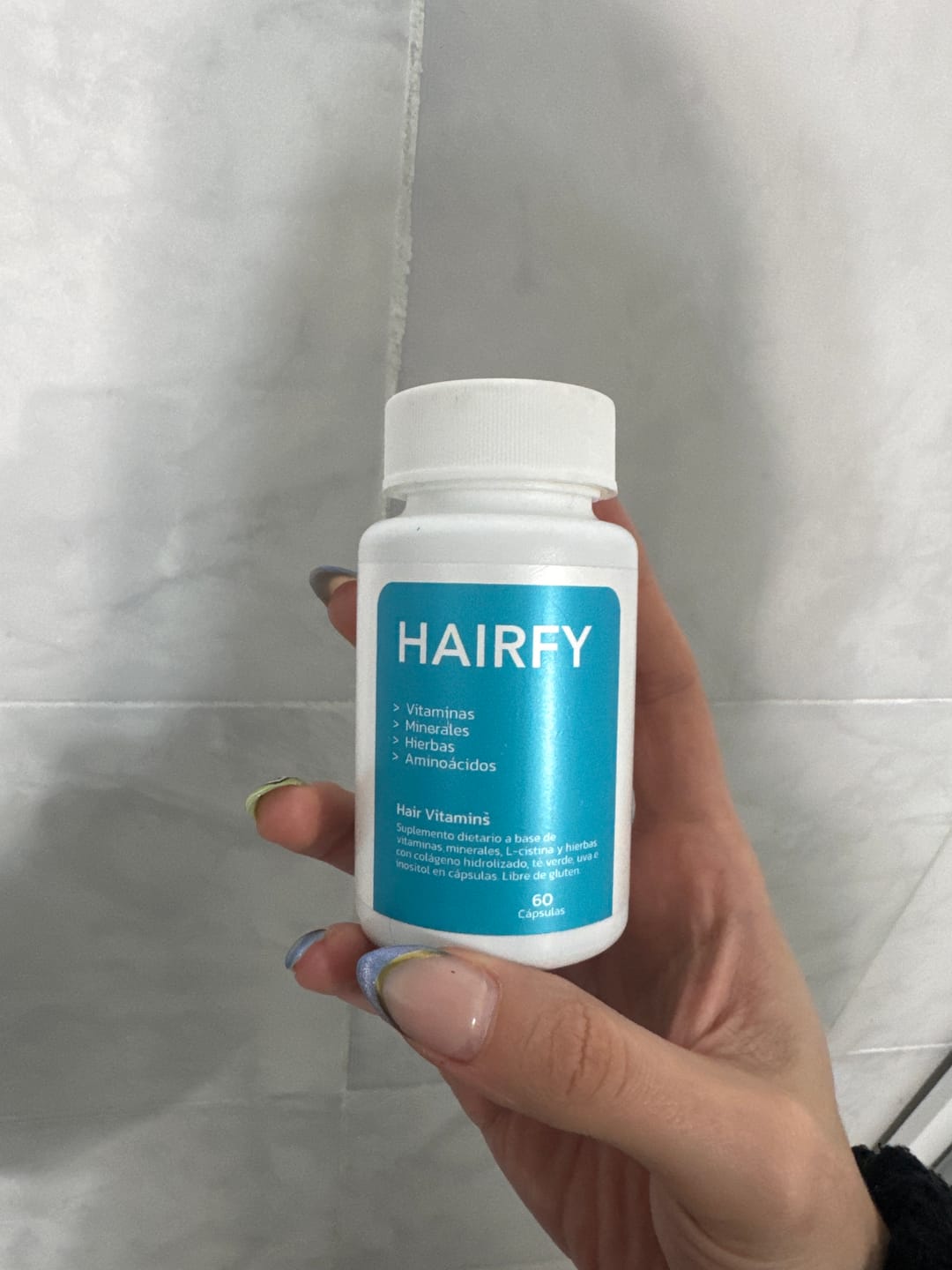 Customer photo review of Vitaminas Hairfy