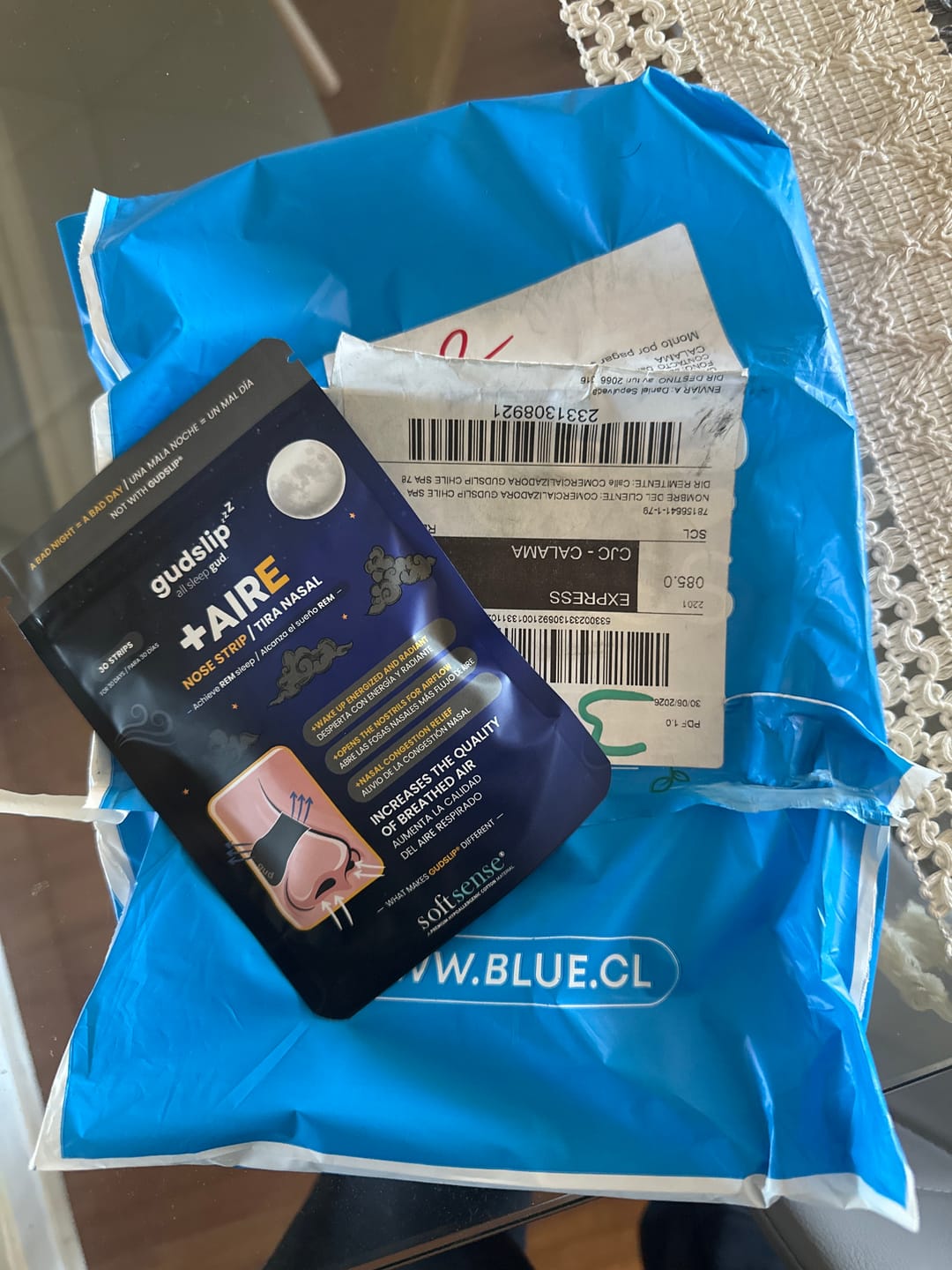 Customer photo review of Gudslip® Tiras Nasales