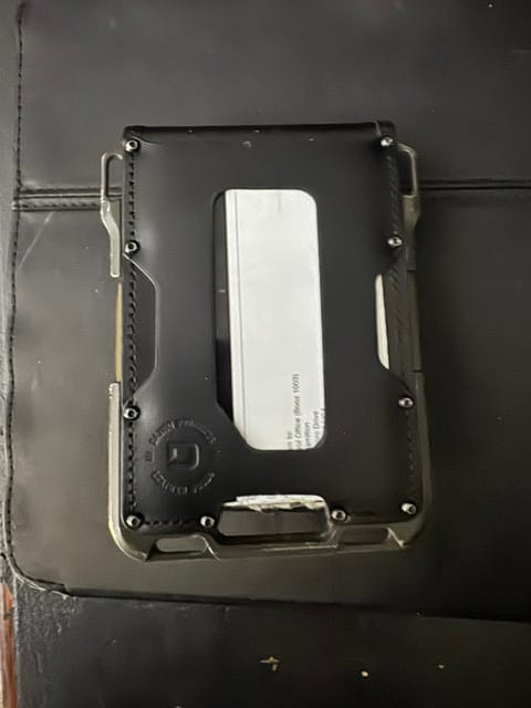 Customer photo review of M1 Maverick™ 4 Pocket Bifold Leather