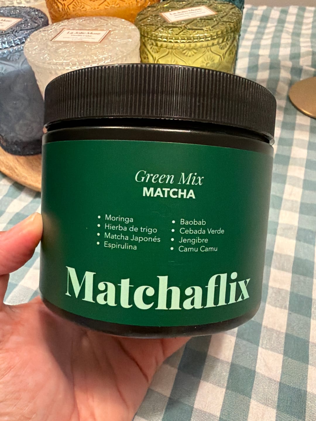 Customer photo review of Matcha Green Mix