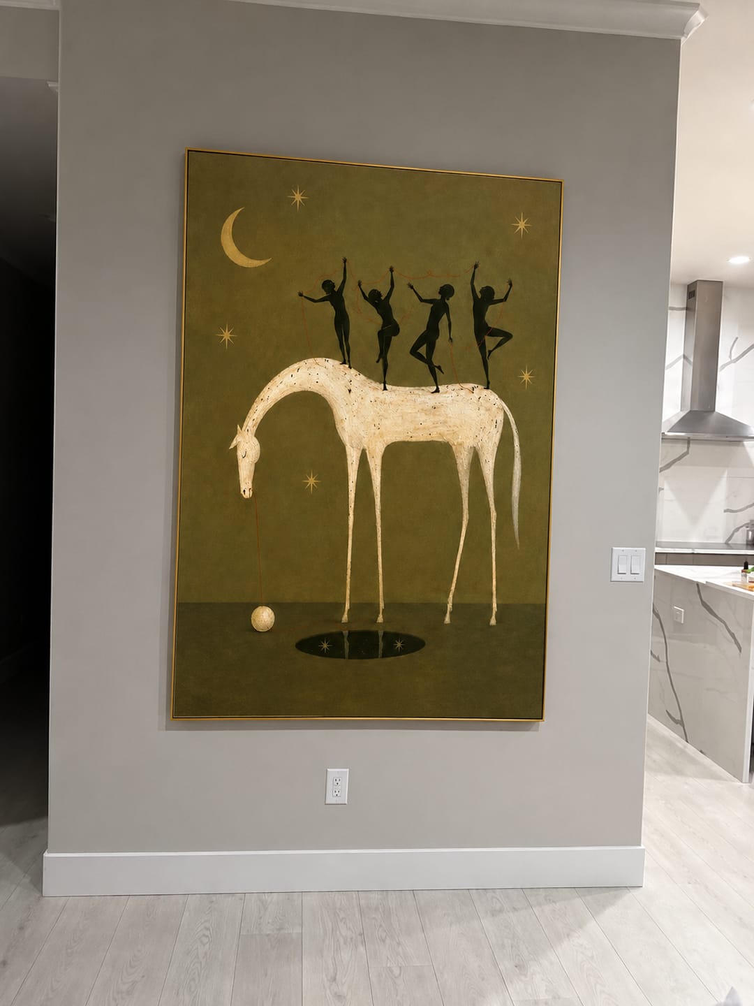 Customer photo review of Moon Dancers-Horse Painting