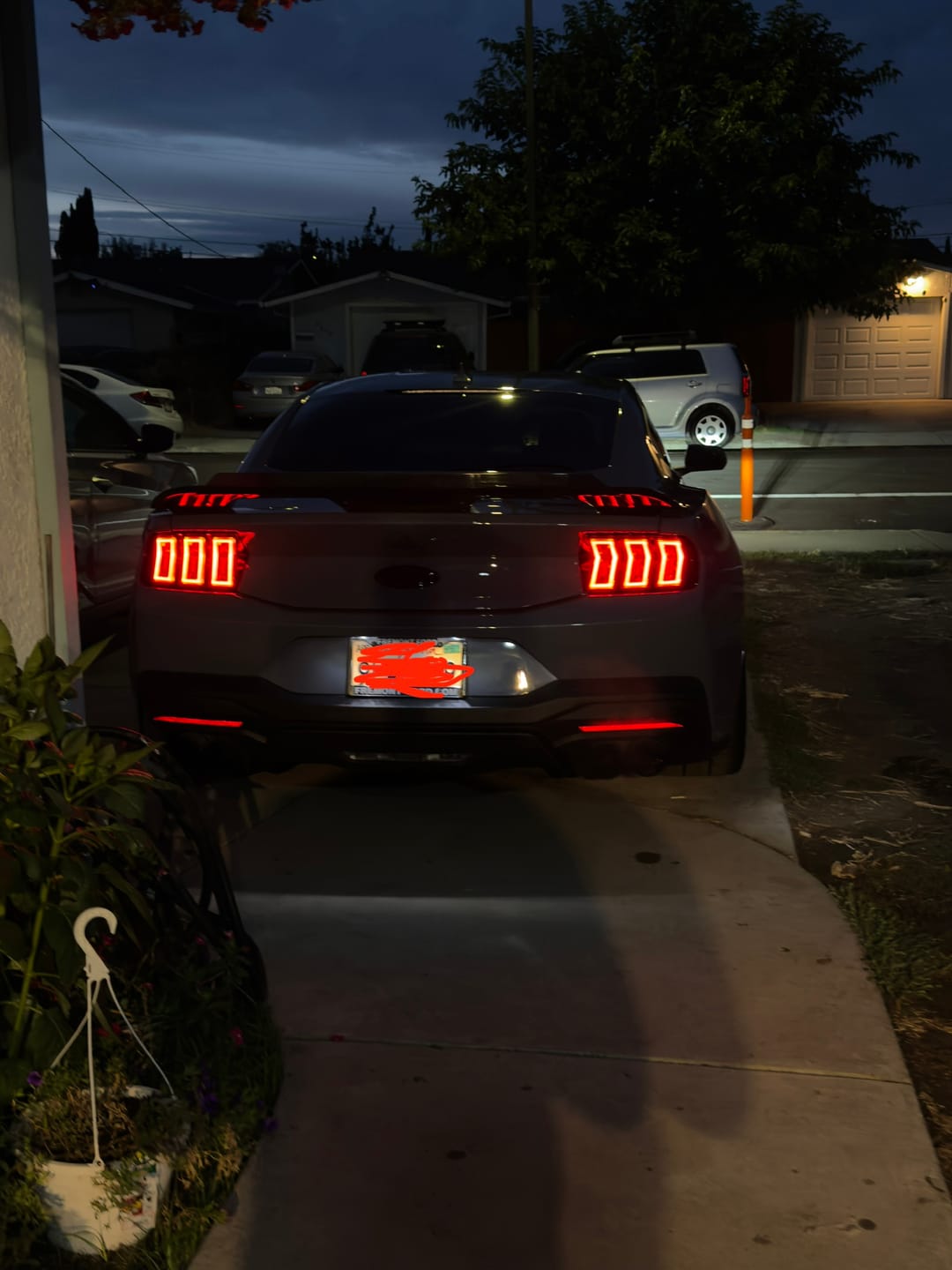 Customer photo review of 2024-2026 Mustang S650 Heritage-X™ Taillights Amber Turn Signal Sequential w/ Animation