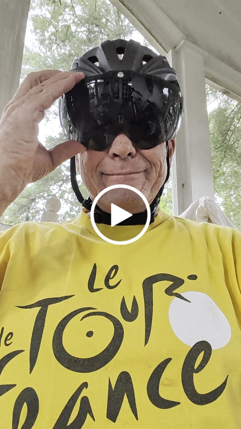 Customer video review of Pottier Bike Helmet with Visor and Goggles