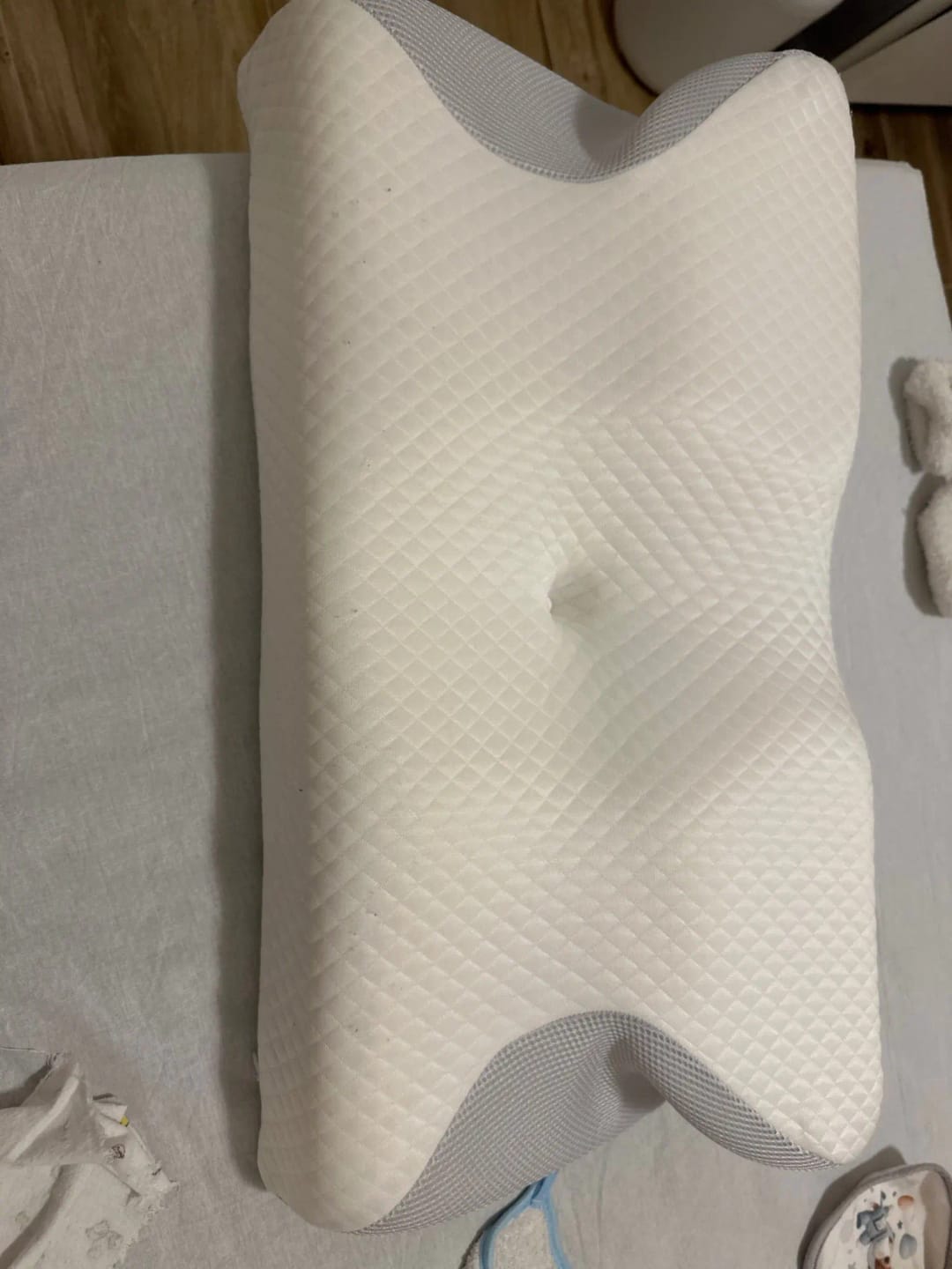 Customer photo review of Almohada cervical ergonómica