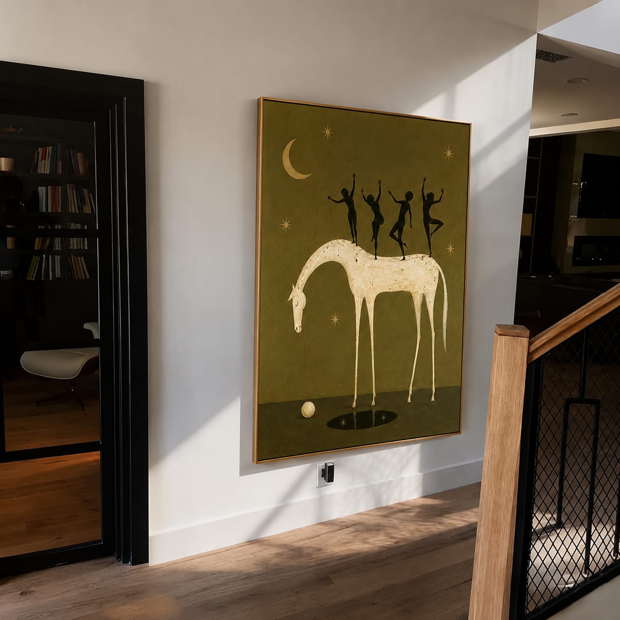 Customer photo review of Moon Dancers-Horse Painting