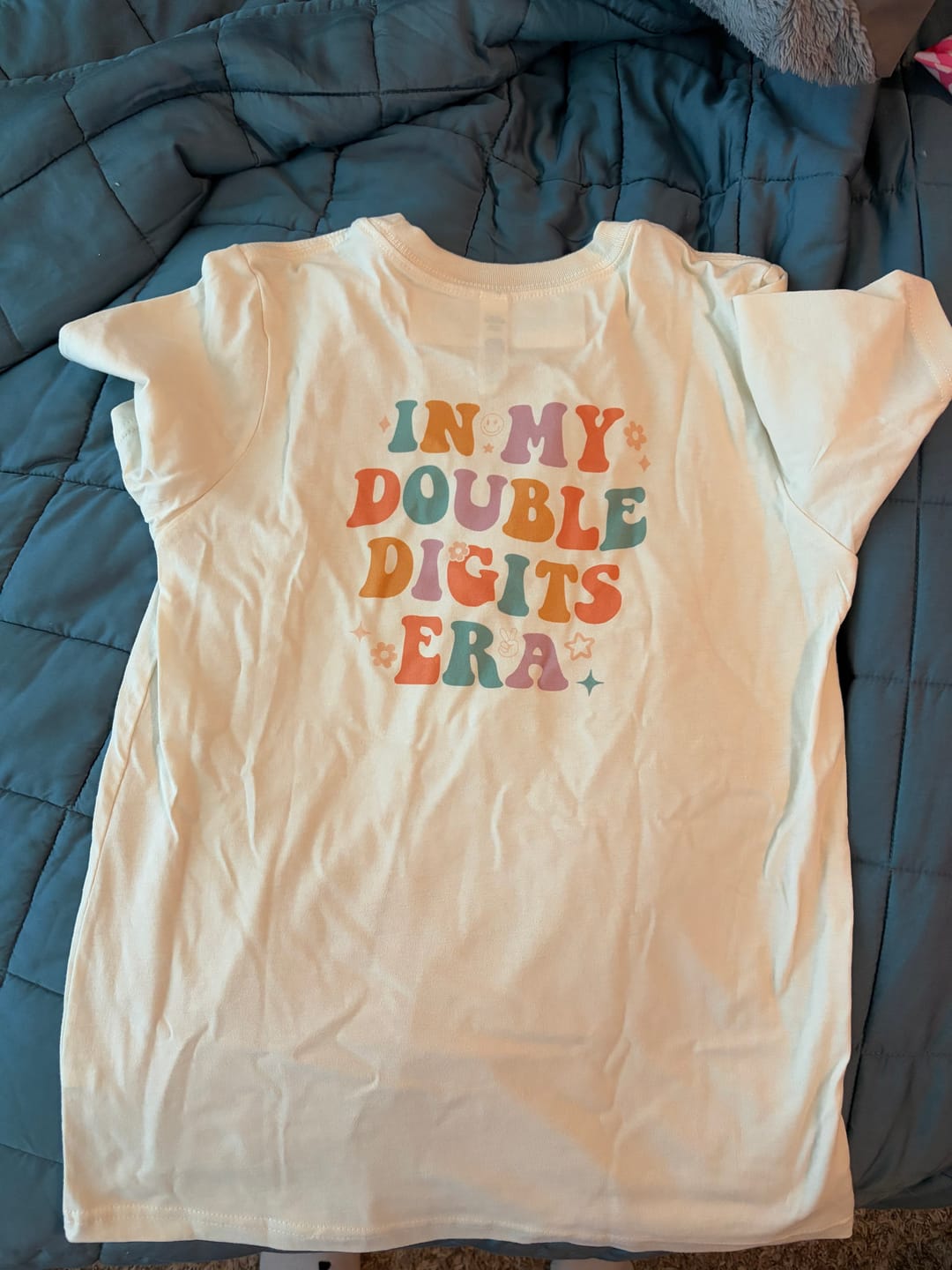 Customer photo review of In My Double Digits Era (Kids Back Print)