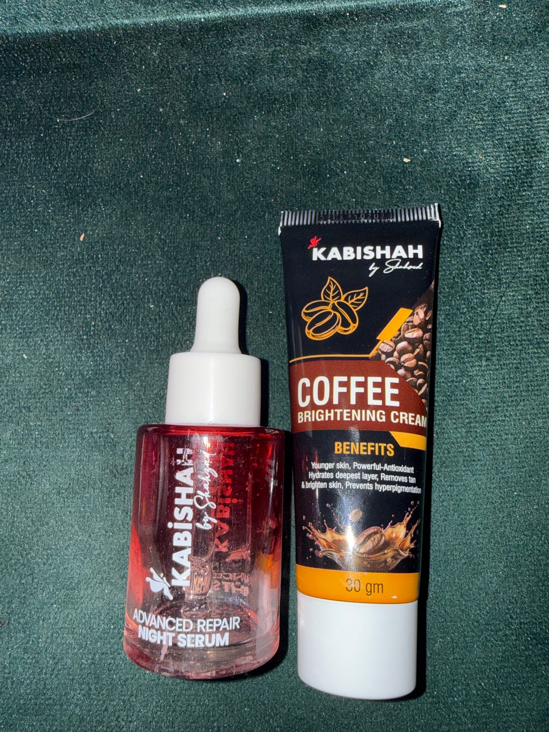 Customer photo review of Coffee Brightening Cream