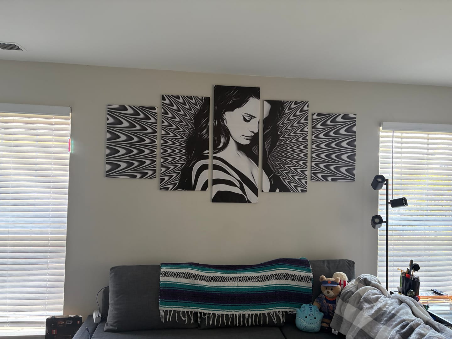 Customer photo review of Custom 5 Panel Canvas Print Wall Art - Do It Yourself (DIY) Or Let Us Do It For You (LUDIFY)!