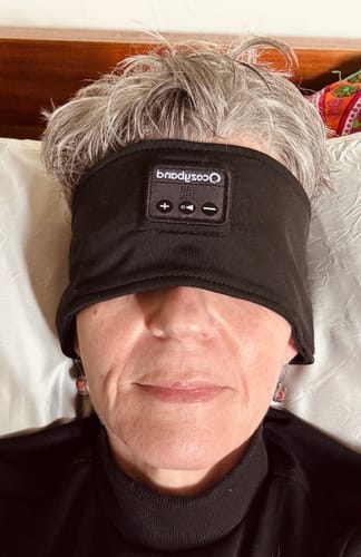 Customer photo review of CozyBand Wireless Headphones