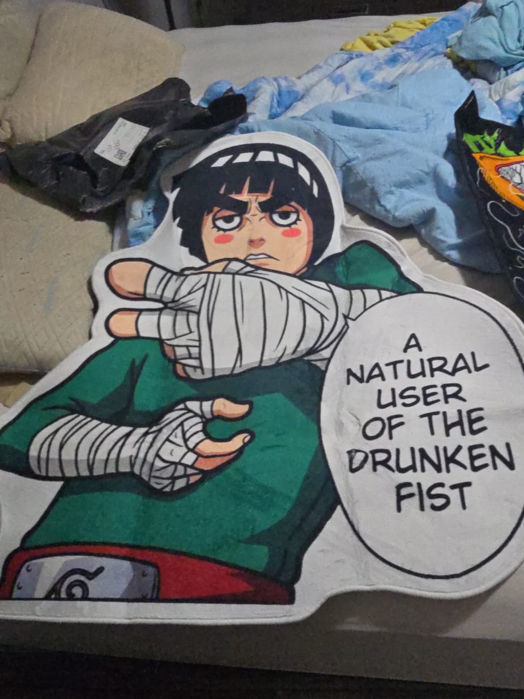 Customer photo review of Naruto Rock Lee Rug