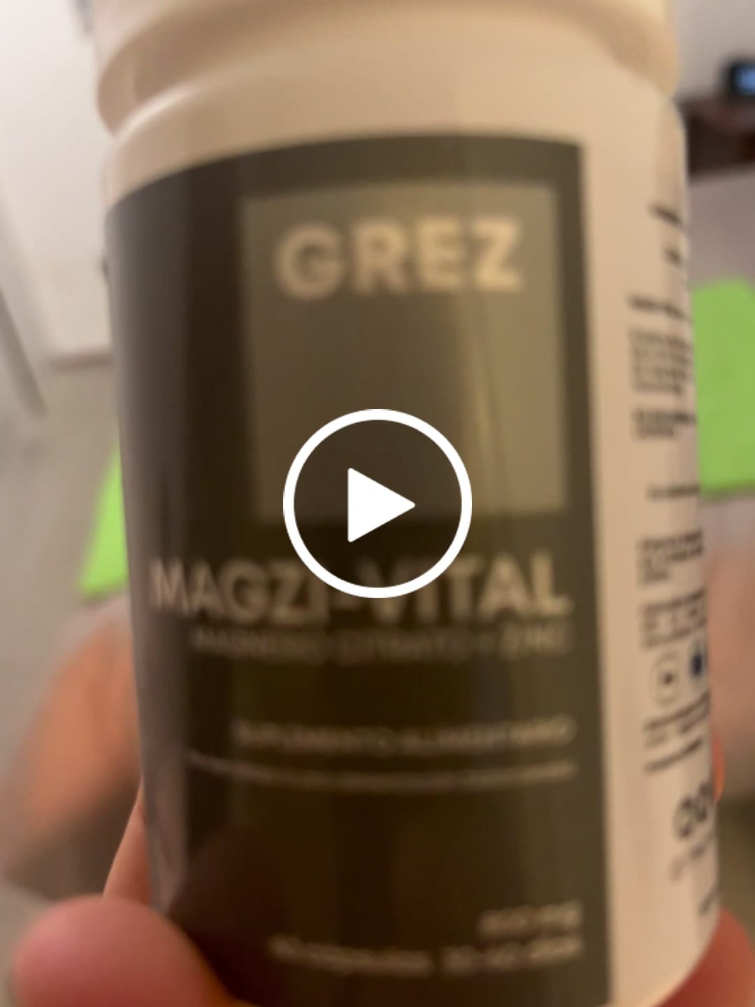 Customer video review of MAGZI-VITAL - 800mg magnesio citrato + zinc