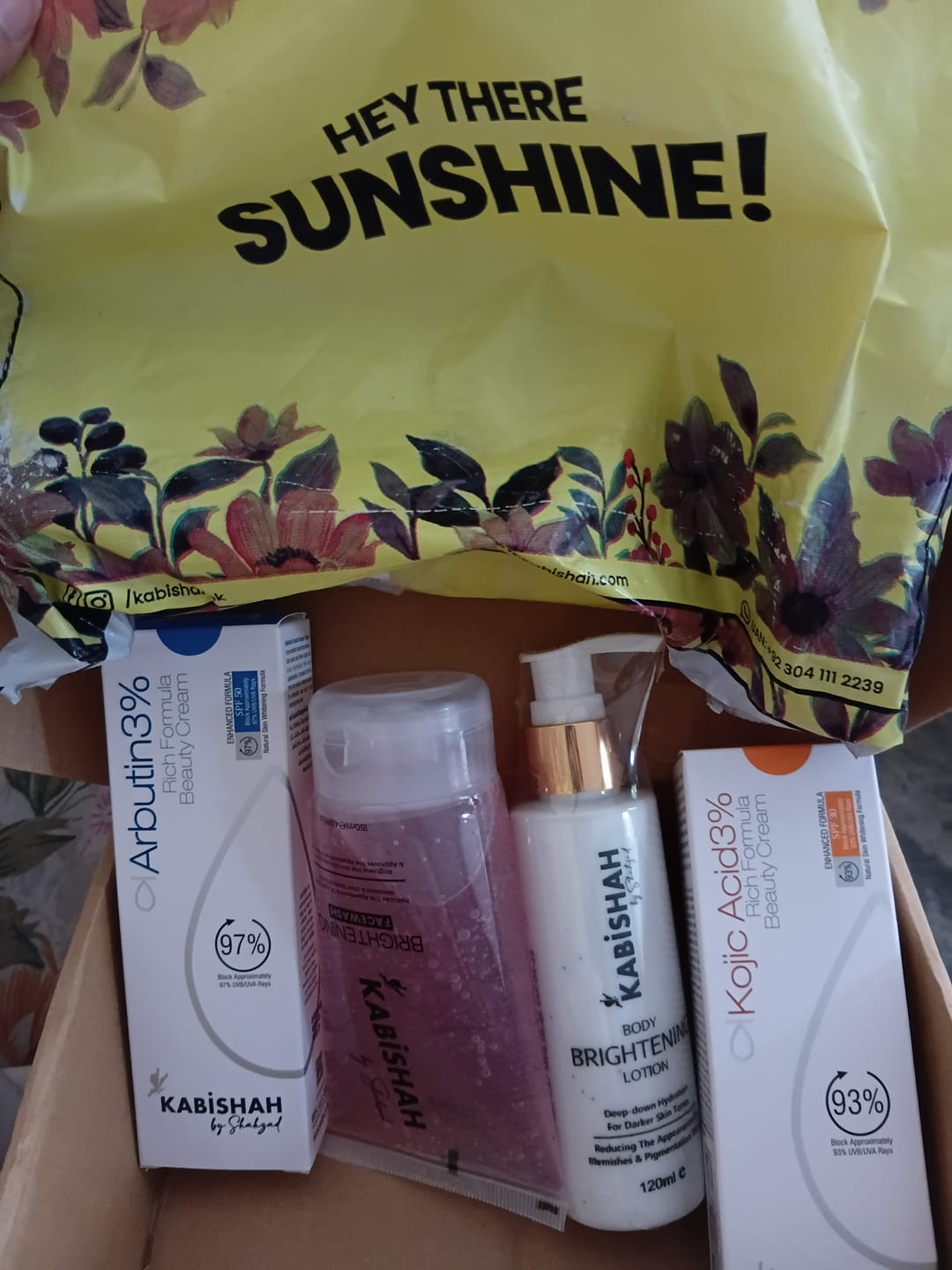 Customer photo review of Intense Pigmentation Bundle