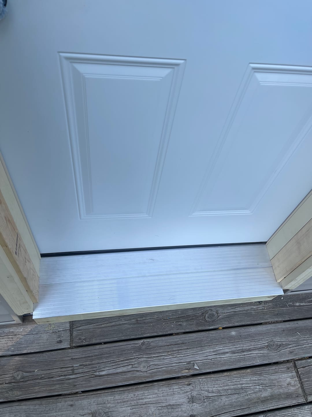 Customer photo review of Threshold Extender (10" to 36" Width)