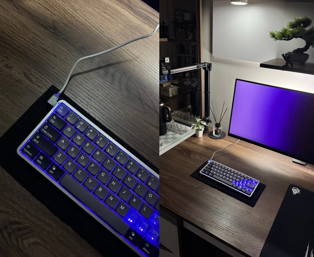 Customer photo review of NuPhy Air60 HE Klavye (Manyetik Switch / HE)