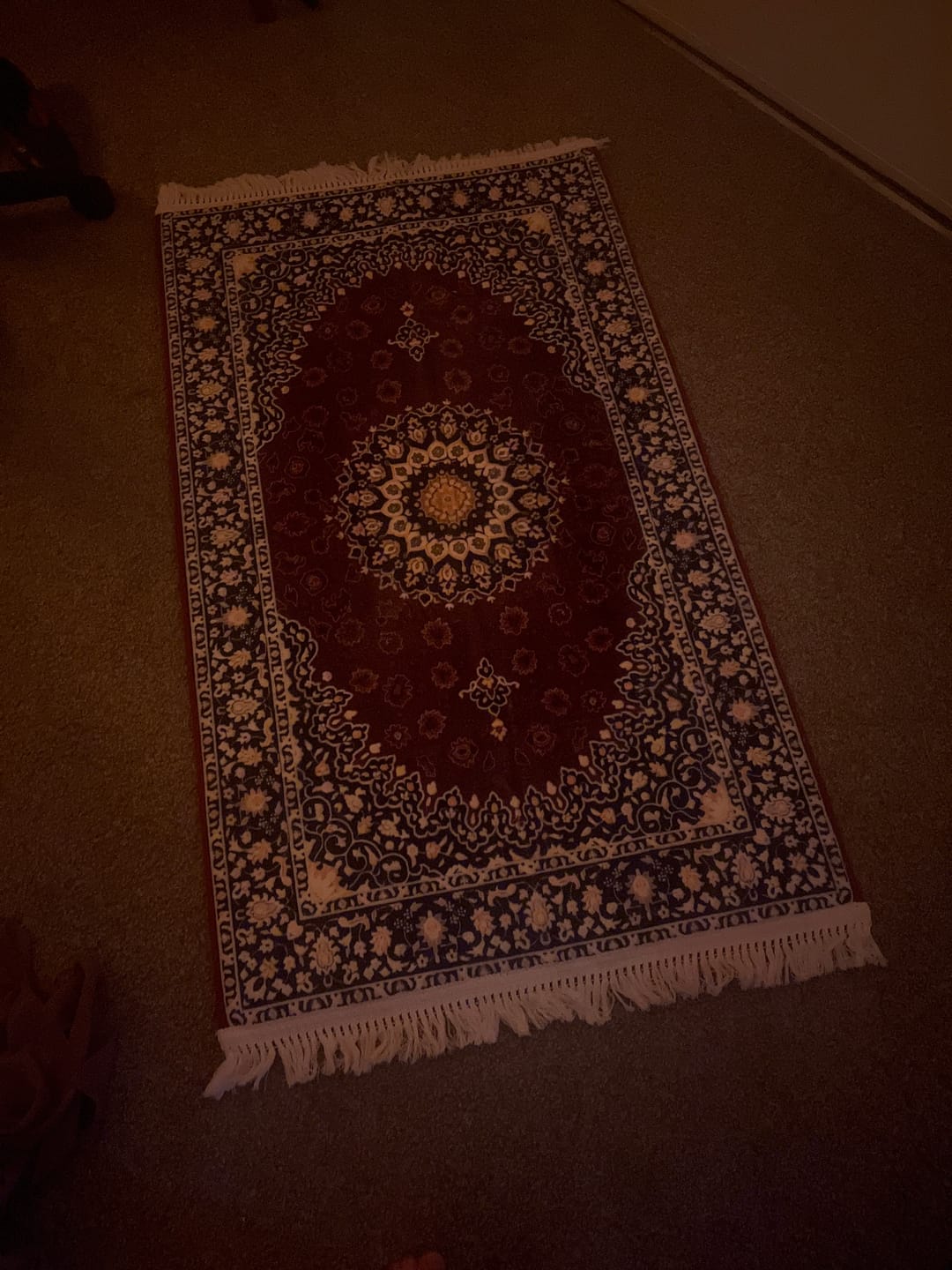 Customer photo review of Moroccan Padded Prayer Mat