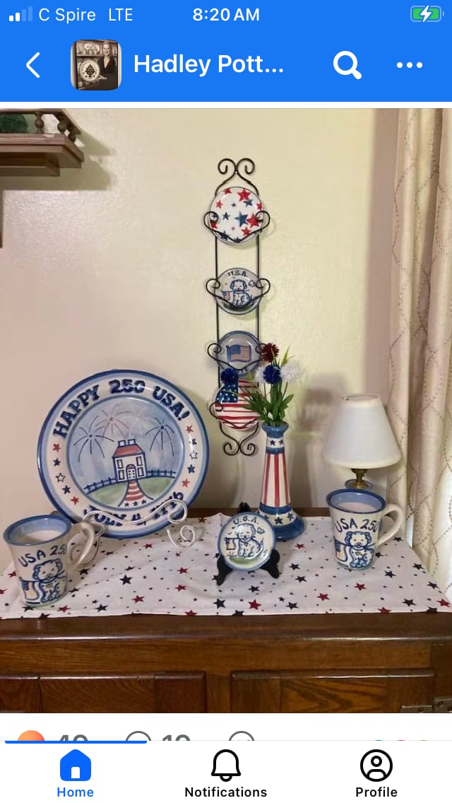 Customer photo review of Happy 250th Patriotic Pup Flare Mug