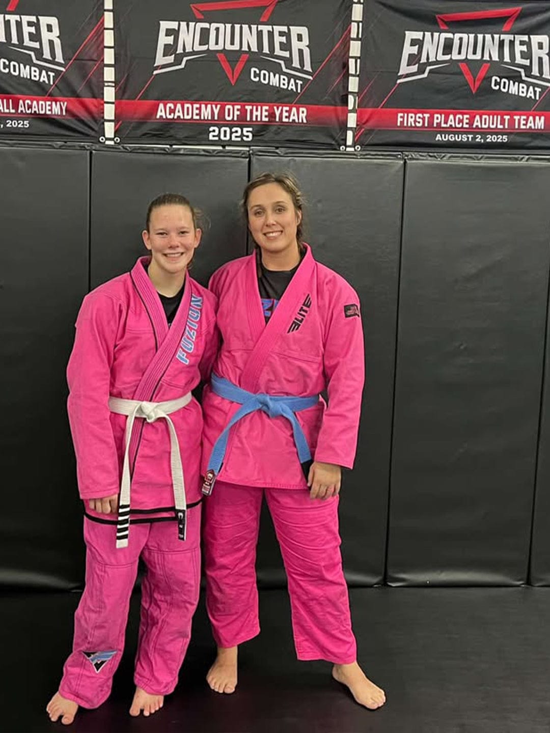 Customer photo review of Core Pink Brazilian Jiu Jitsu Womens BJJ Gi