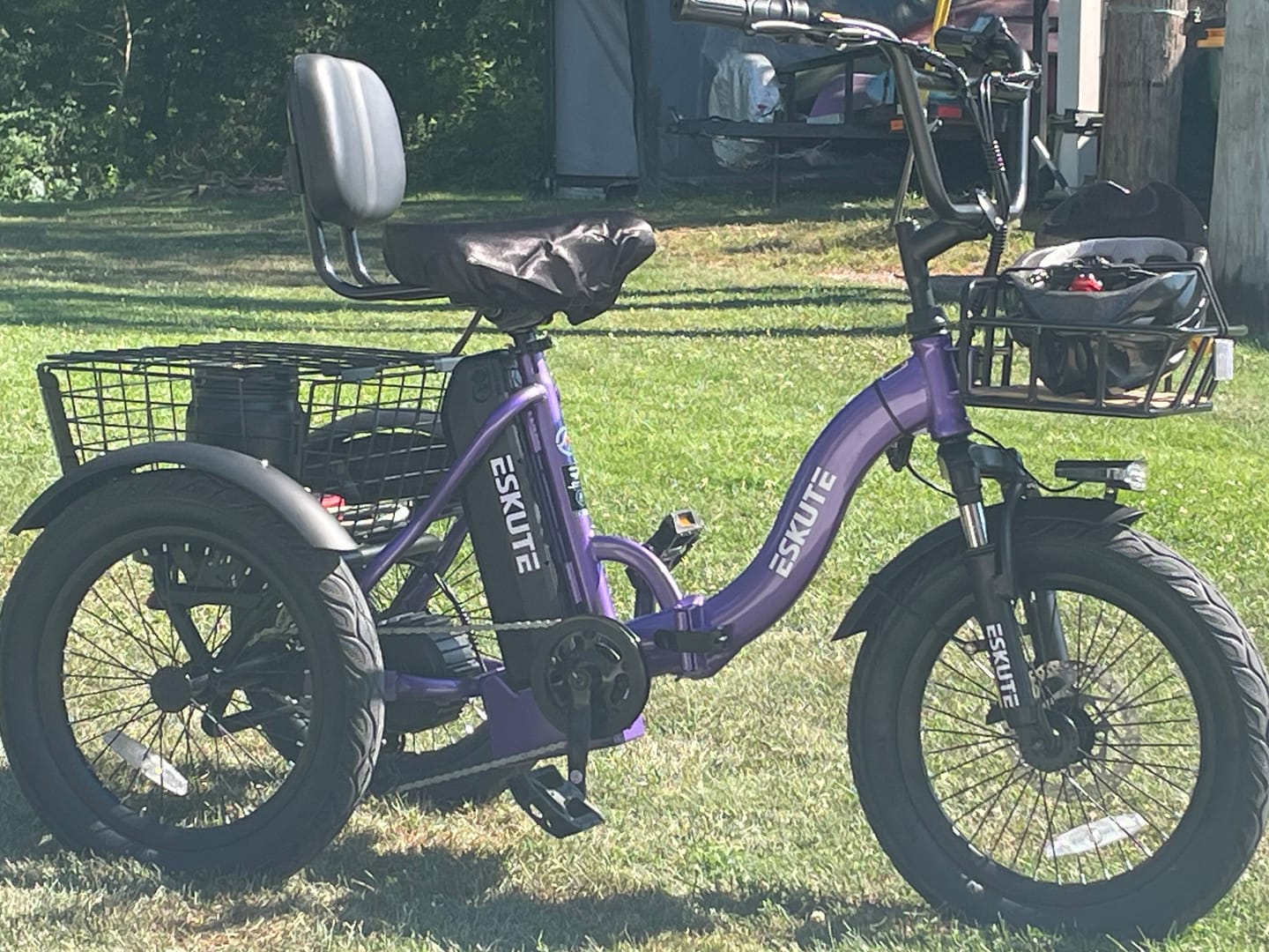 Customer photo review of Eskute® T300 Folding Electric Trike