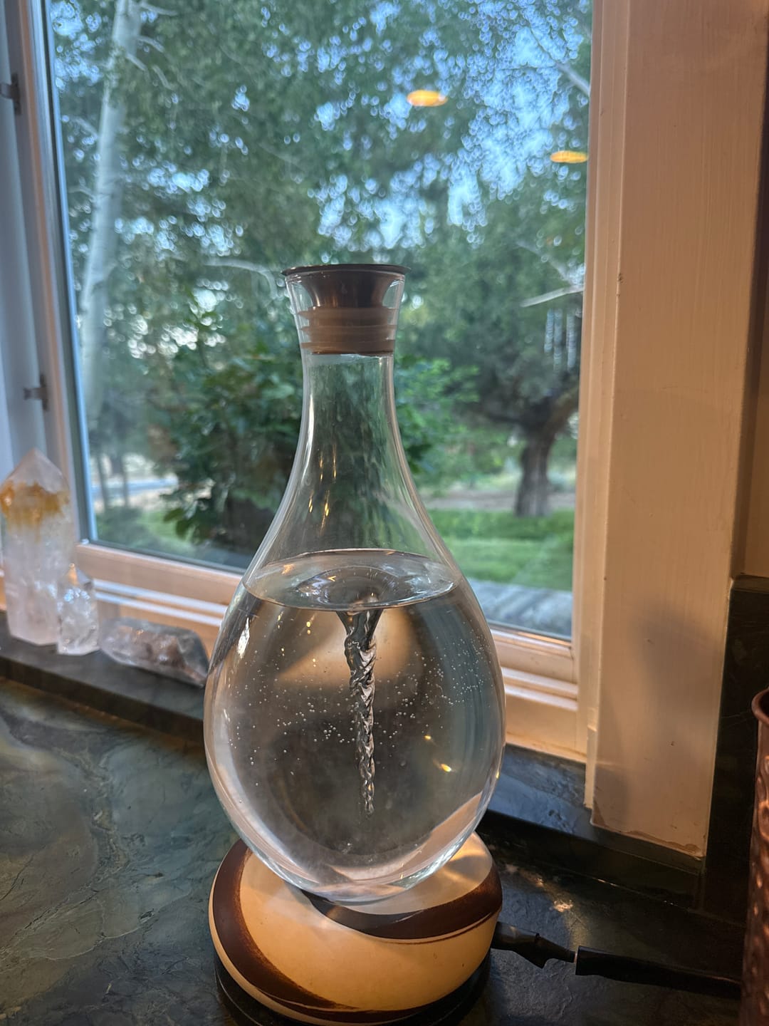 Customer photo review of Swirl Glass Carafe - GLASS ONLY