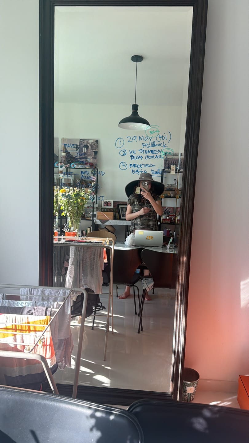 Customer photo review of Women's Wide Brim Sun Protection Hat UPF 100+ BM015