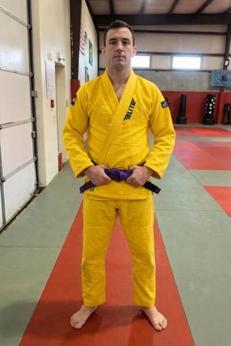Customer photo review of Core Yellow Brazilian Jiu Jitsu Mens BJJ Gi