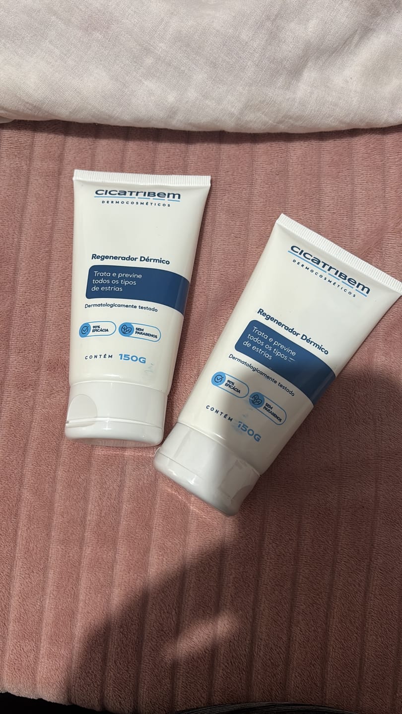 Customer photo review of Creme Antiestrias Regenerador Dérmico