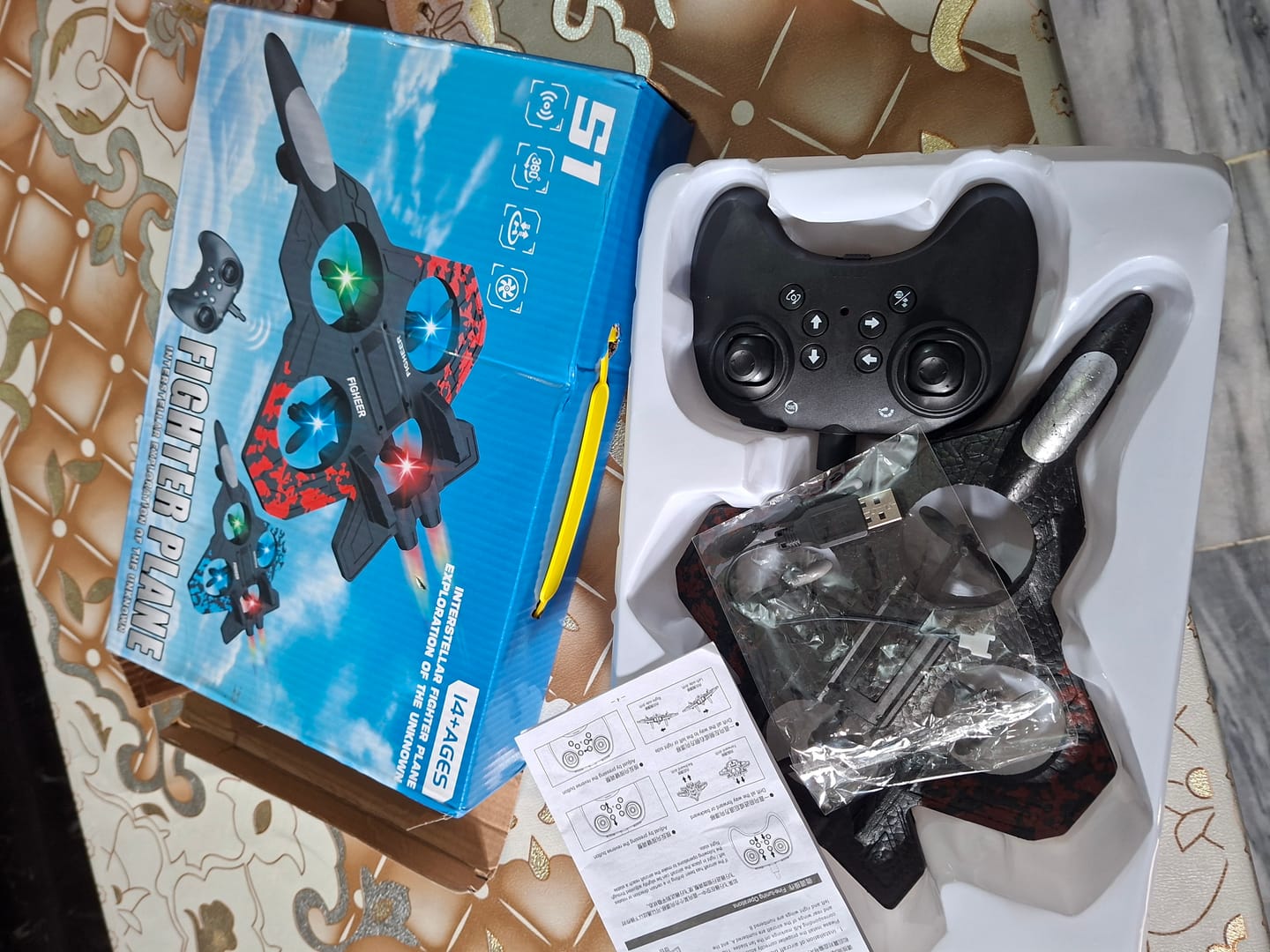 Customer photo review of 2.4GHz RC Thunder Fighter Jet Model