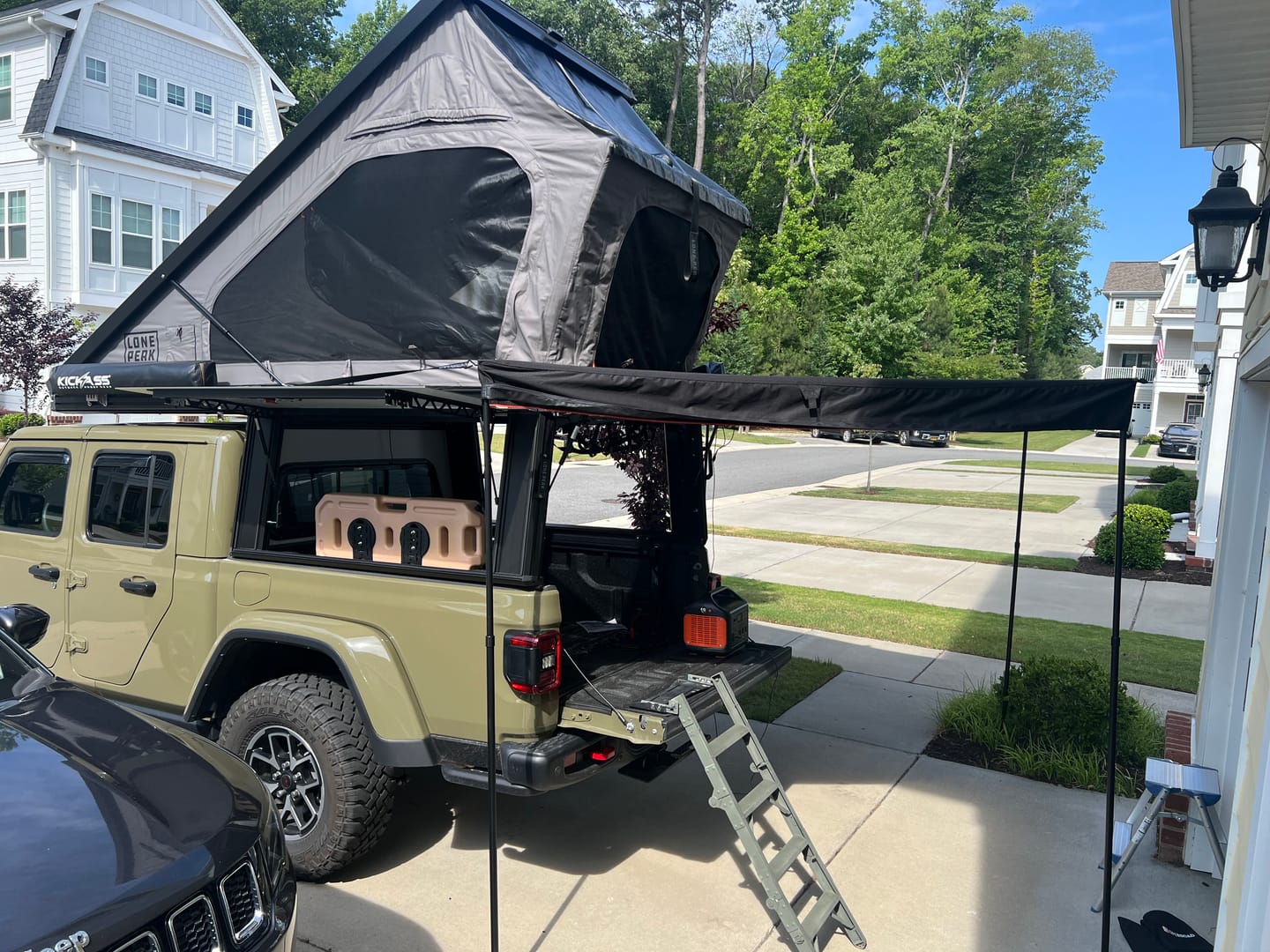 Customer photo review of OPENROAD  270 Free Standing Awning for Camping-Adventure Series