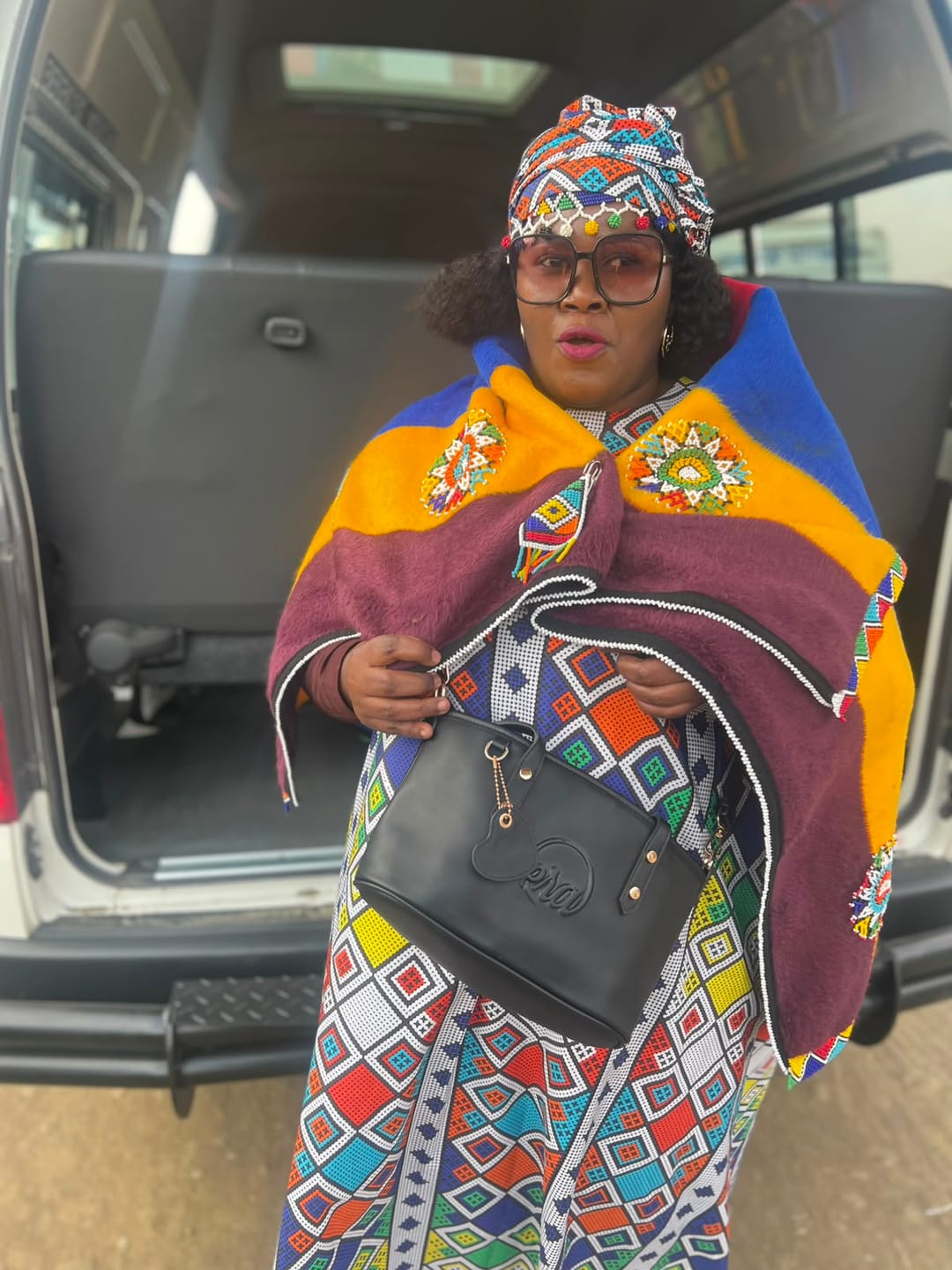 Customer photo review of Black Mini Era Tote Bag