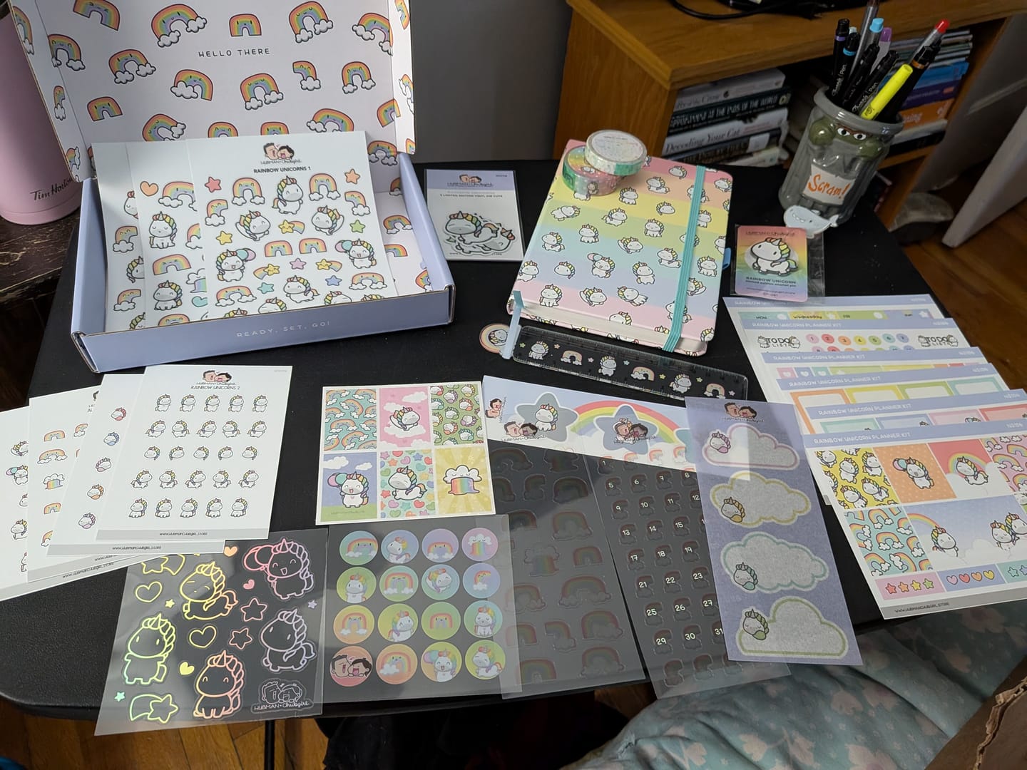 Customer photo review of Rainbow Unicorns Box Set