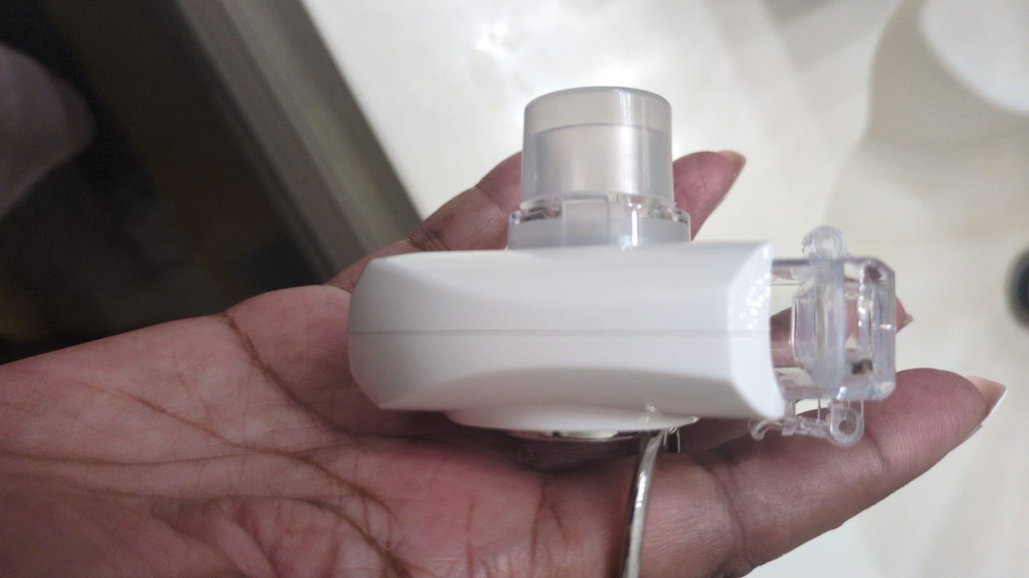 Customer photo review of Micro Mist Pro Portable Nebulizer