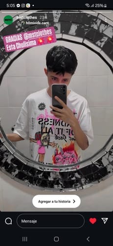 Customer photo review of Cactus Jack by Travis Scott Utopia x St Michael Tee 3A