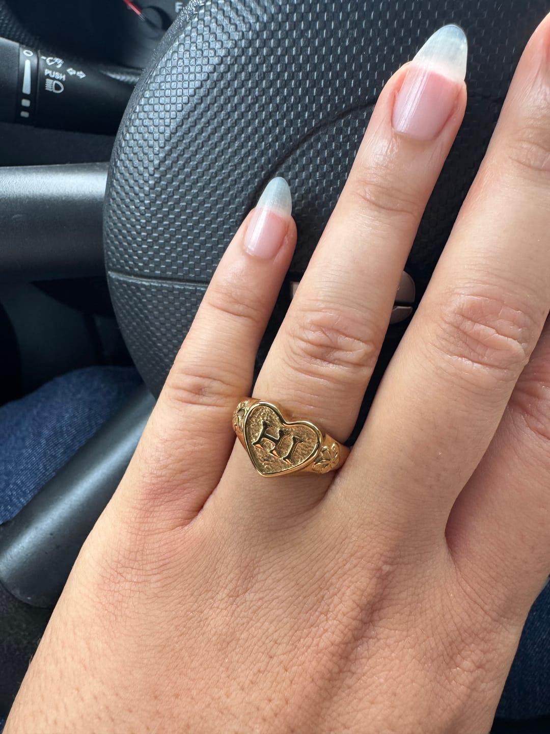 Customer photo review of Plumeria Hawai'i Signet Ring