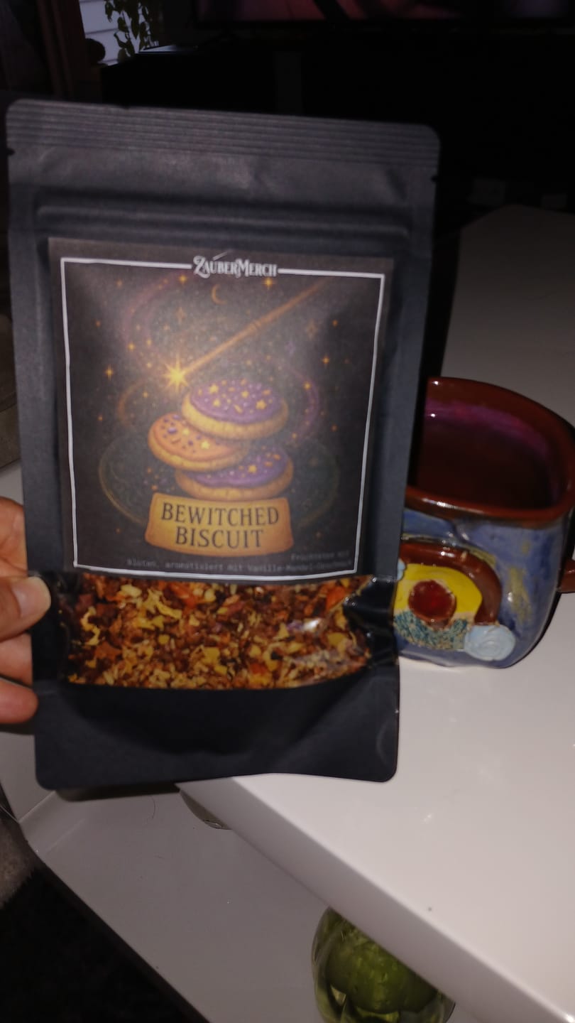 Customer photo review of Bewitched Biscuit – Früchtetee mit Vanille-Mandel-Geschmack
