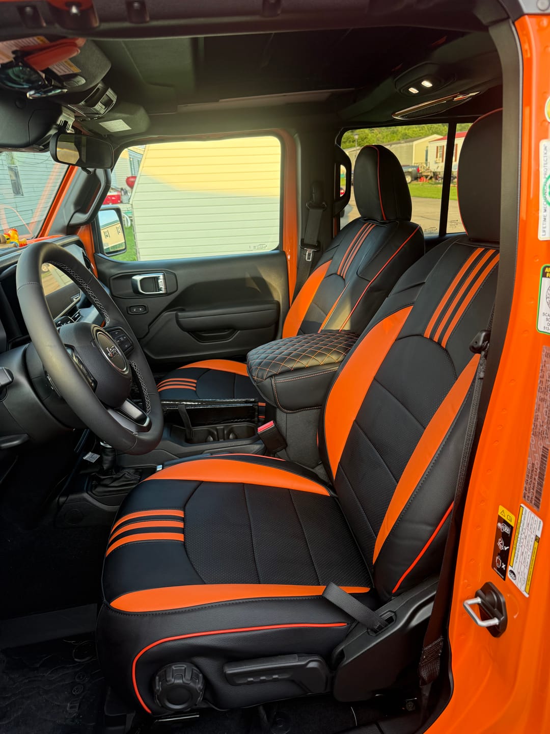 Customer photo review of Premium Custom-Fit Seat Covers