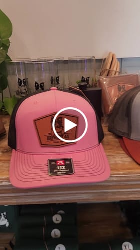 Customer video review of Premium Custom Leather Patch Hats (Wholesale)