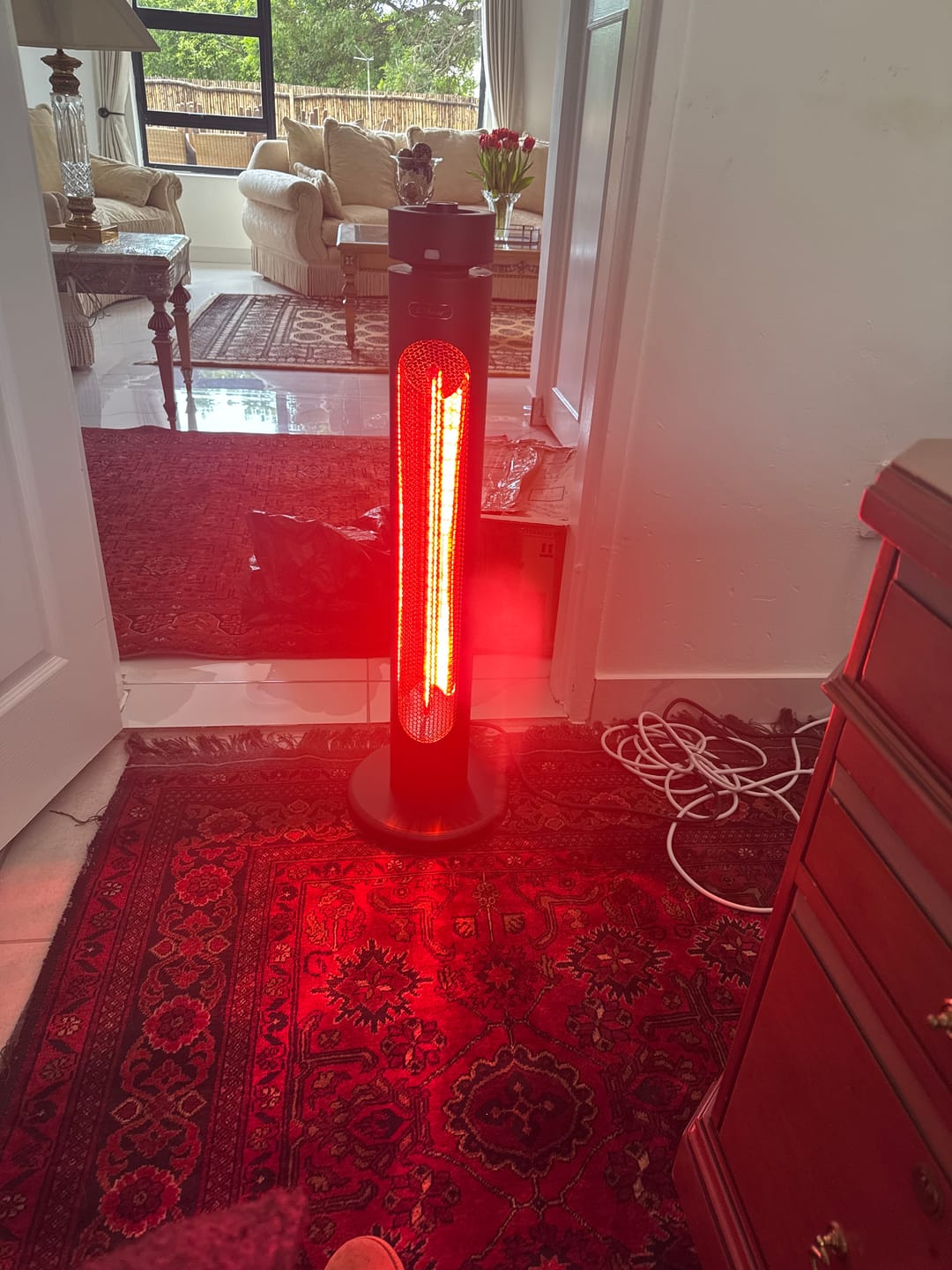 Customer photo review of Indoor & Outdoor Infrared Heater