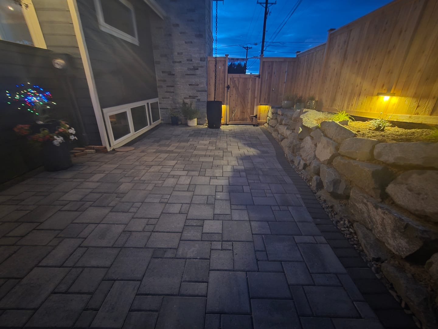 Customer photo review of Solar Wall Light with Motion Sensor
