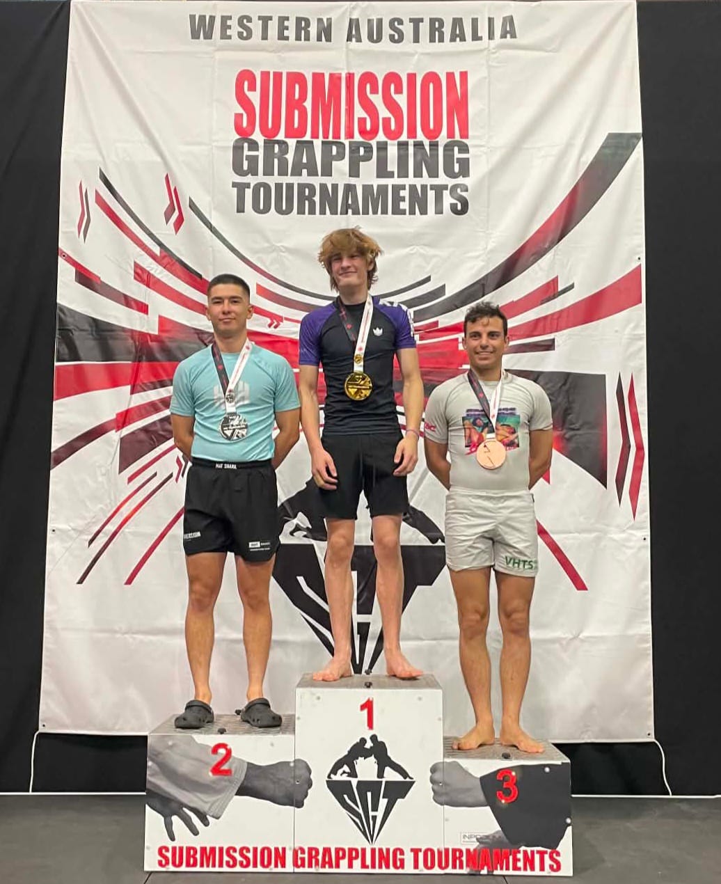 Customer photo review of Batch 01 SS Rash guard - Baby Blue