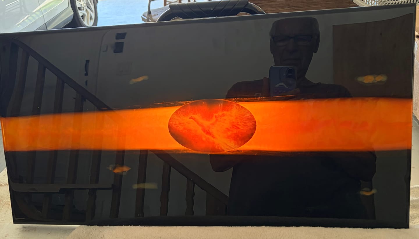 Customer photo review of 24x12x1.5" Silicone Mold For Epoxy Resin - Charcuterie Board Form