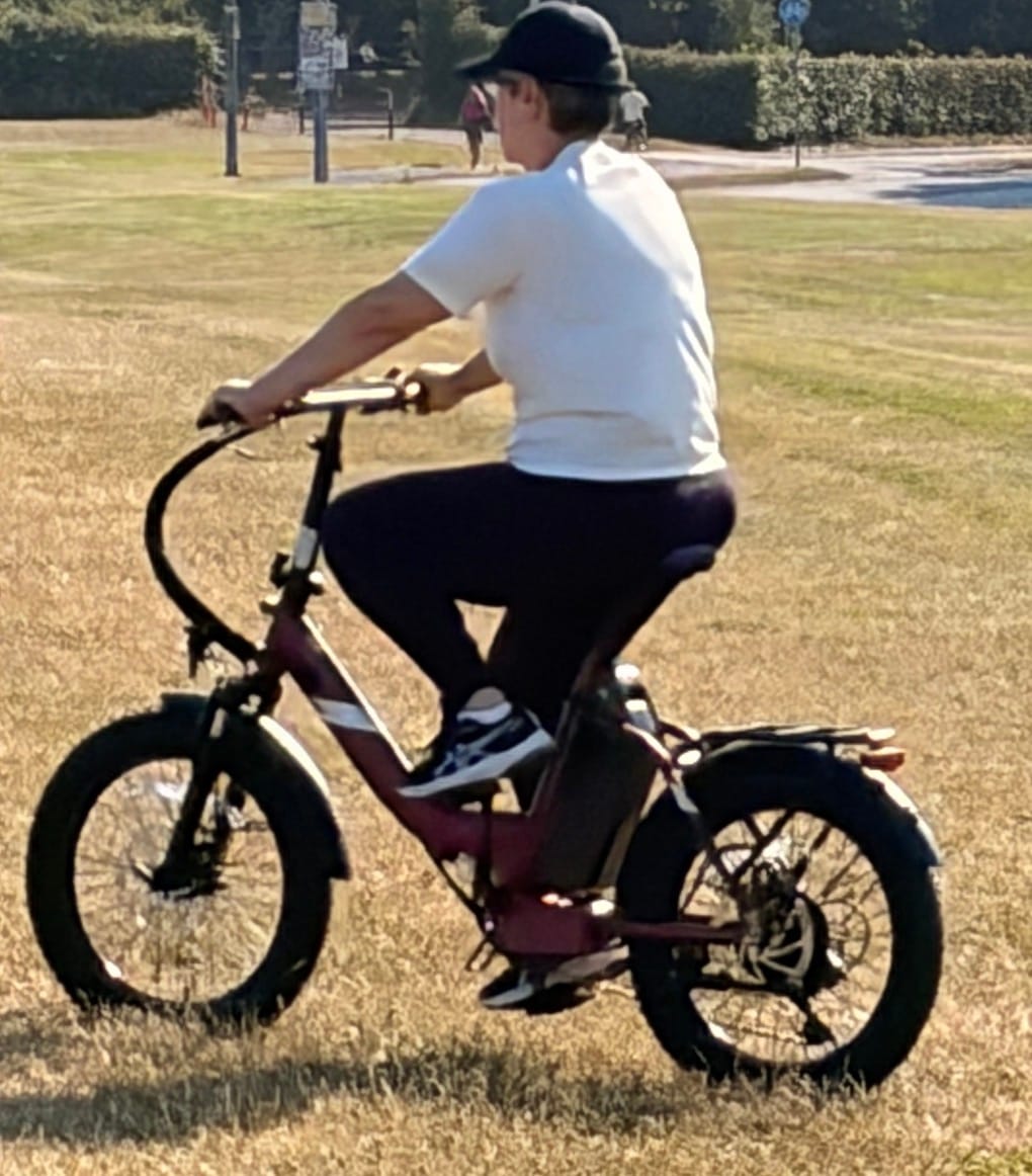 Customer photo review of Touroll S3 Folding Fat Tire Electric Bike