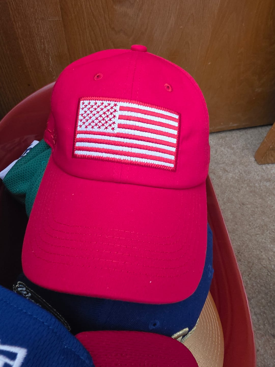 Customer photo review of America 250th Anniversary Hat – American Flag Baseball Cap 1776 - 2026 (Exclusive)