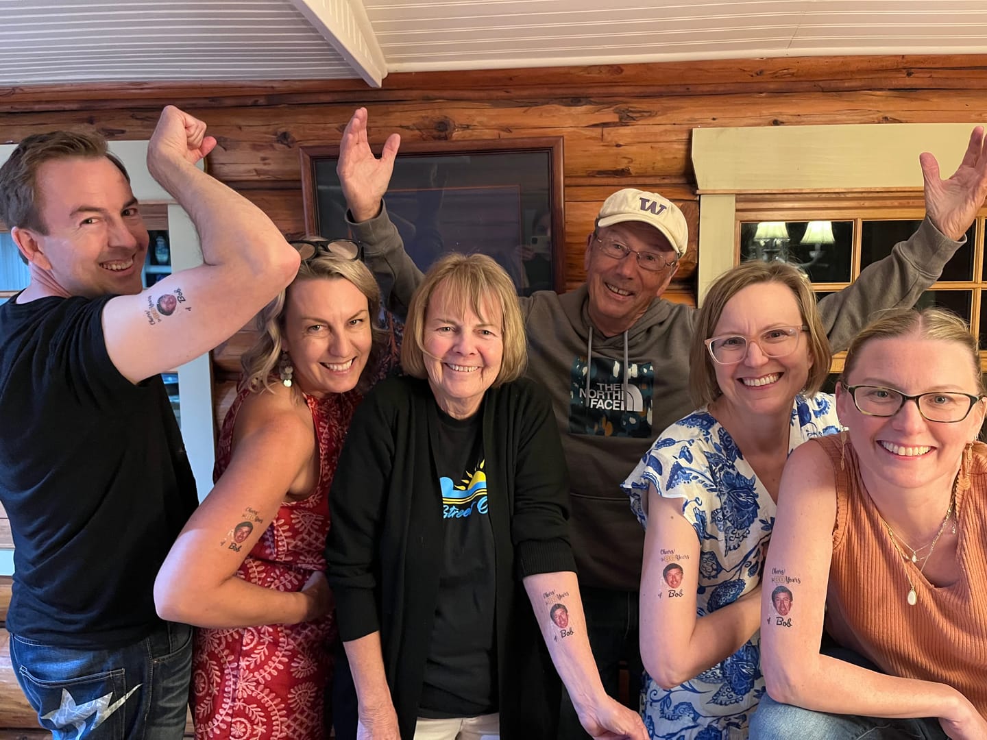 Customer photo review of Cheers to Years! - Temporary Tattoo
