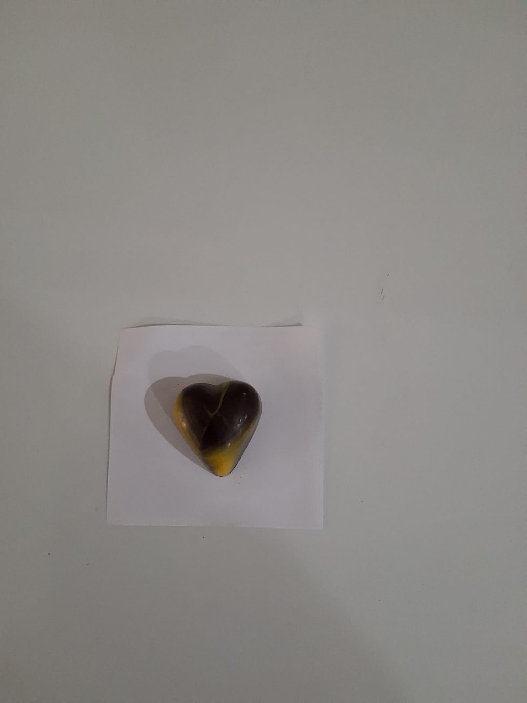 Customer photo review of Caramel Heart Dark Chocolate