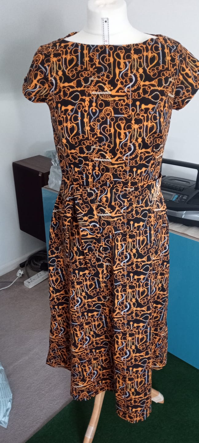 Customer photo review of Chains and Ropes Cotton Poplin Fabric