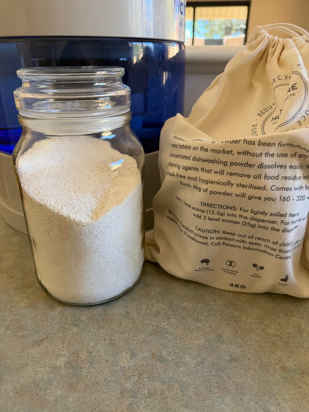 Customer photo review of Dishwashing Powder