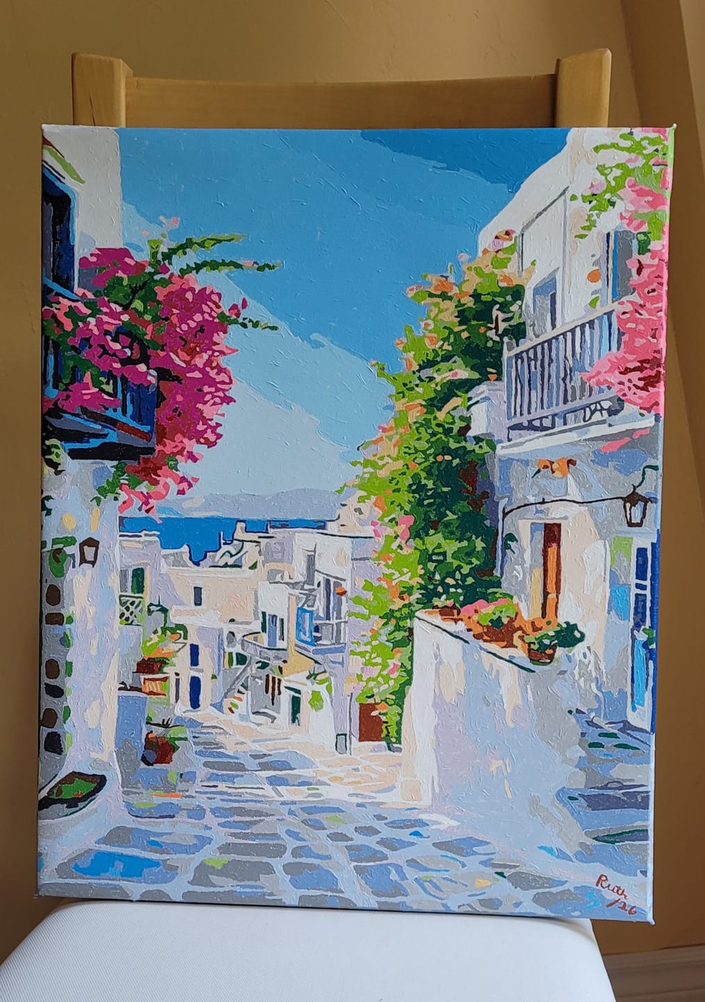 Customer photo review of DIY Wooden Frame Kit